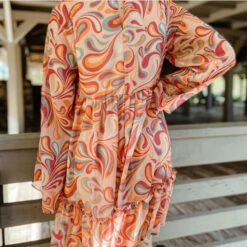 Marble Print Long Sleeve Dress 9 Marble Print Long Sleeve Dress -Western Cowboy Equipment Screenshot2022 11 03145304