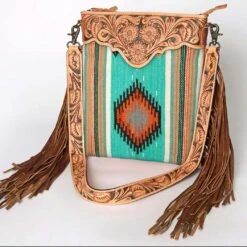 American Darling Winter Green Aztec Fringe Bag -Western Cowboy Equipment Screenshot2023 02 09161611