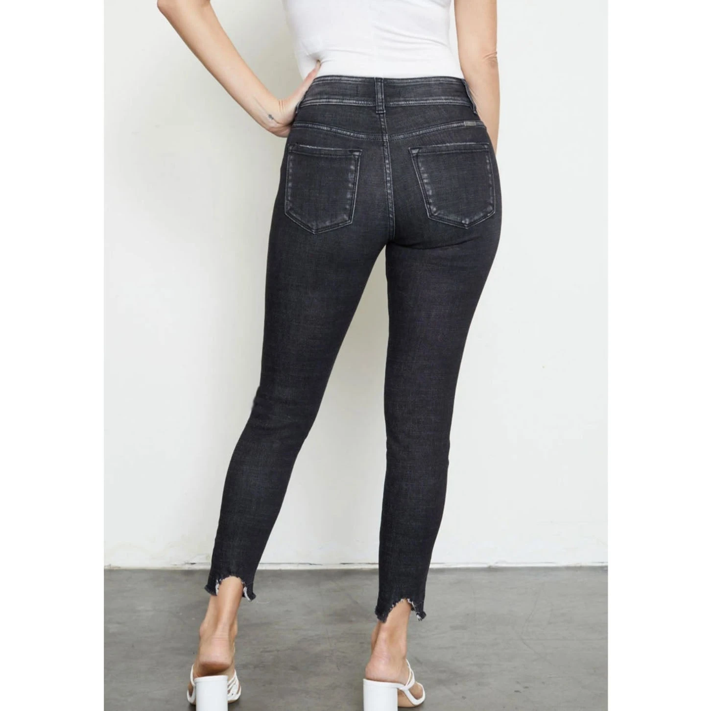 KanCan Black Distressed Skinny 4 KanCan Black Distressed Skinny - Image 2
