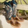 Tanner Mark Women's "Jaw Dropper" Square Toe Boots -Western Cowboy Equipment TML207088b