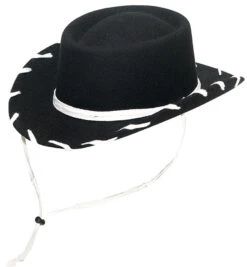 Kids Woody Black Hat