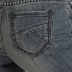 Rock & Roll Cowgirl Boot Cut Jr. Mid Rise Trouser -Western Cowboy Equipment W8M1710 p