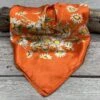 Rodeo Drive Orange Daisy Wild Rag -Western Cowboy Equipment WR131