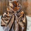 Rust & Grey Paisley Wild Rag -Western Cowboy Equipment WR902