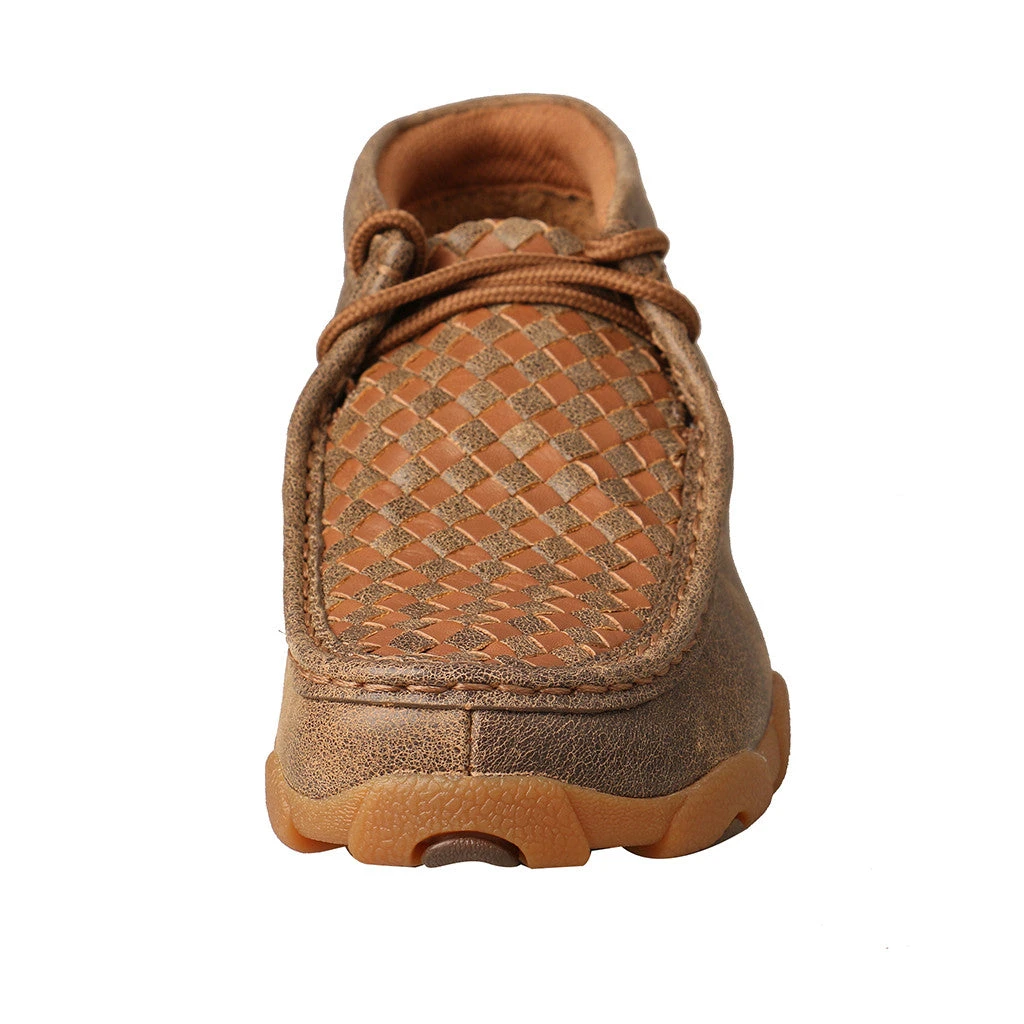 Twisted X Youth Bomber And Tan Weave Driving Moc 4 Twisted X Youth Bomber And Tan Weave Driving Moc - Image 2