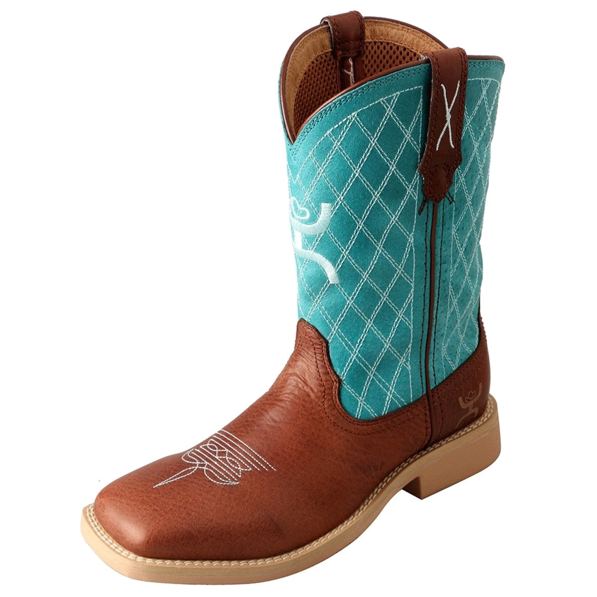 Twisted X Kids Brown/Turquoise Boot 3 Twisted X Kids Brown/Turquoise Boot