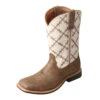 Twisted X Kid's Bomber And White Barbwire Square Toe Boot 2 Twisted X Kid's Bomber And White Barbwire Square Toe Boot -Western Cowboy Equipment YTH0010.01