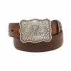 Ariat Boy's Distressed Brown Belt -Western Cowboy Equipment a1301002