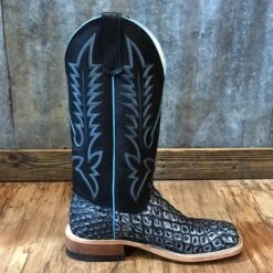 Anderson Bean Blue Steel Baby Bass Boots -Western Cowboy Equipment babybassright