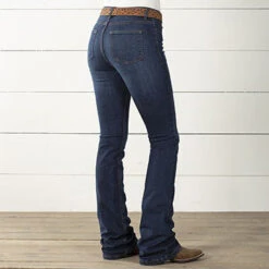 Kimes Ranch-Mid-Rise/Boot Cut/Slim Fit Ladies Jeans-Chloe -Western Cowboy Equipment back 1e904e00 eefa 428e 9157 134a6ef07d72