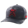 Hooey YOUTH Black Tone On Tone Camo Chris Kyle Cap-Hooey Patch -Western Cowboy Equipment ck 022 1 38205 04696