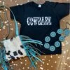 Black Cowbabe Kid Tee -Western Cowboy Equipment cowbabe1