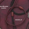 Hand Braided Leather Stampede Strings 1 Hand Braided Leather Stampede Strings -Western Cowboy Equipment hh501l