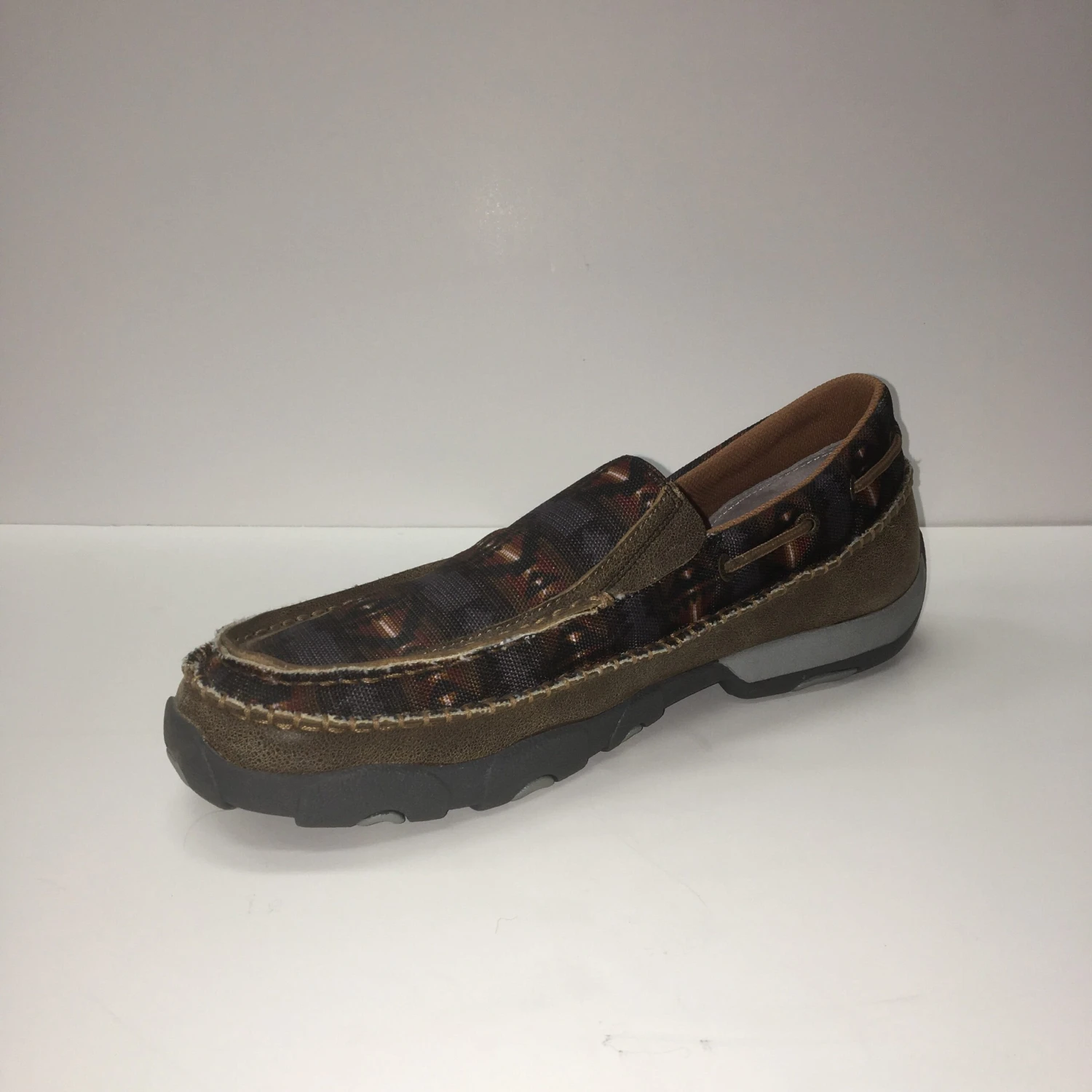 WE Exclusive ~ Twisted X Men's Grey Aztec Slip On Moc 4 WE Exclusive ~ Twisted X Men's Grey Aztec Slip On Moc - Image 2