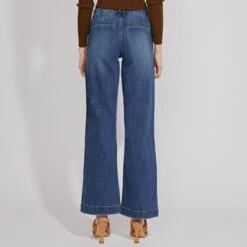 KanCan High Rise Wide Leg Trouser -Western Cowboy Equipment kc7127m 3