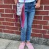 Pink Acid Wash Fringe Kids Purse -Western Cowboy Equipment purseacidwashpink