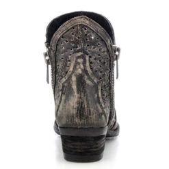 Corral Boots Corral's Circle G Brand- Black And Grey Shorty Boots -Western Cowboy Equipment q0001 4