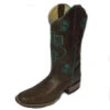 Corral Boots Corral Brown Turquoise Dollar Sign Square Toe 2 Corral Boots Corral Brown Turquoise Dollar Sign Square Toe -Western Cowboy Equipment r1041