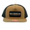 Hooey Youth Tan/Black Cap-Serape Rodeo Patch -Western Cowboy Equipment youthhooey